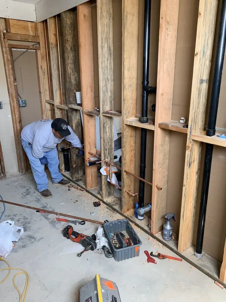 Commercial rough-in plumbing for Water Heater Replacement in Groveton Heights